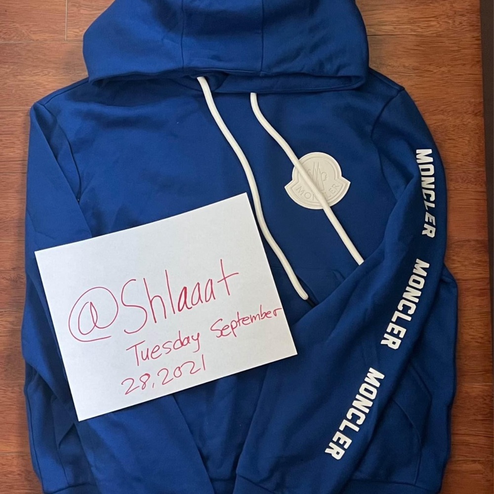 Moncler Blue Hoodie